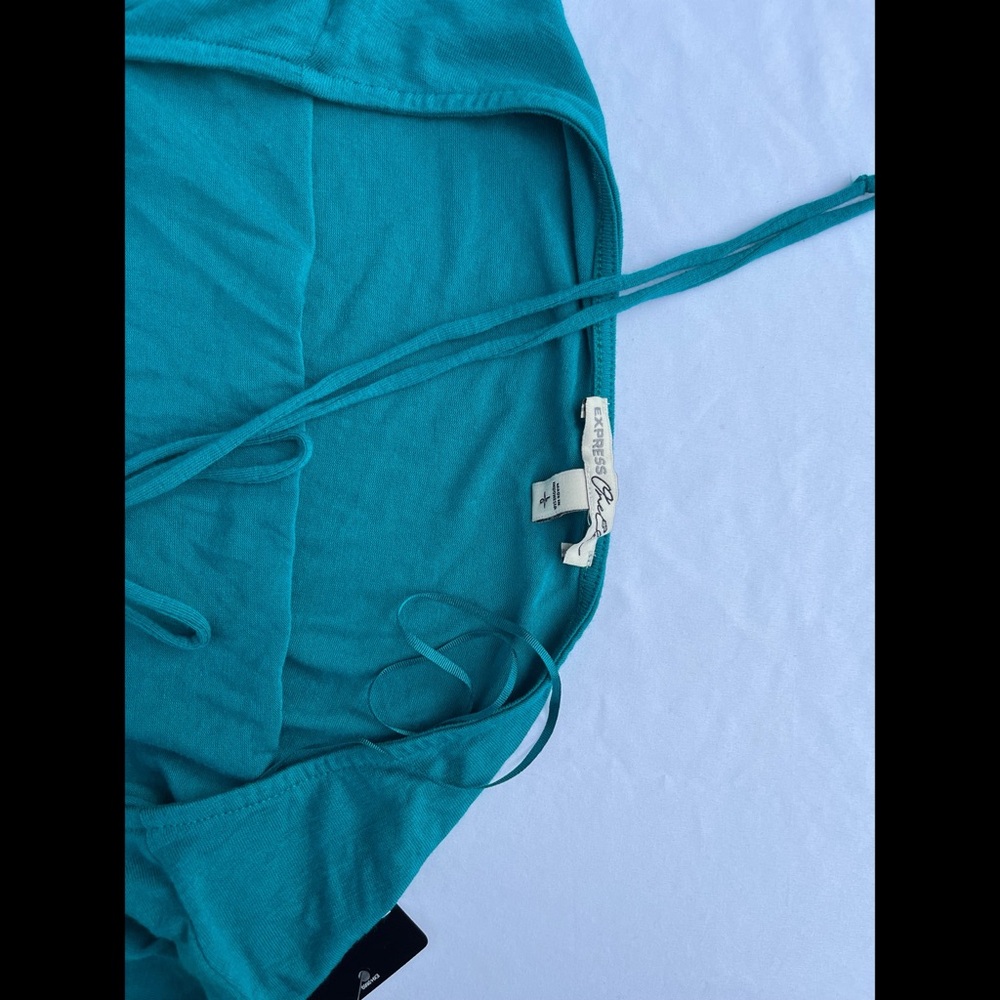 Teal Tie Bodysuit - Picture 11 of 13